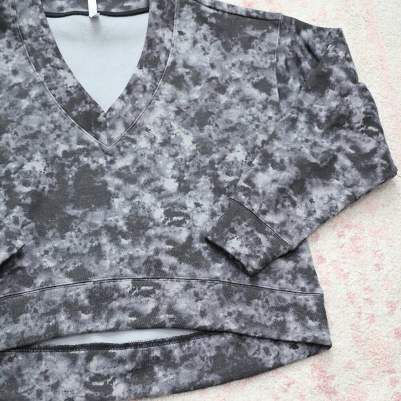 Fabletics Cozy Fleece V-Neck Sweatshirt - Picture 6 of 7